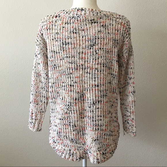 Cozy Multicolored Crocheted Sweater - Picture 2 of 3